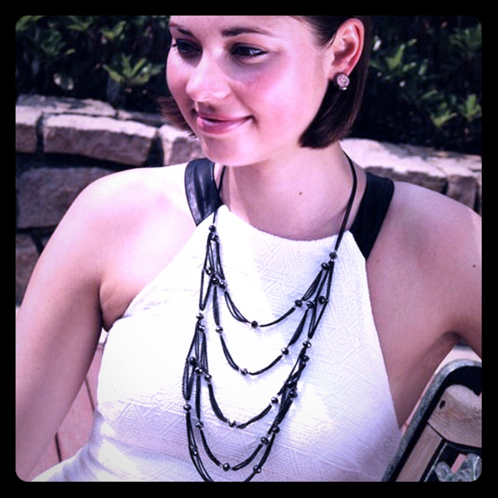 Austrian Crystal Multi Layer Necklace